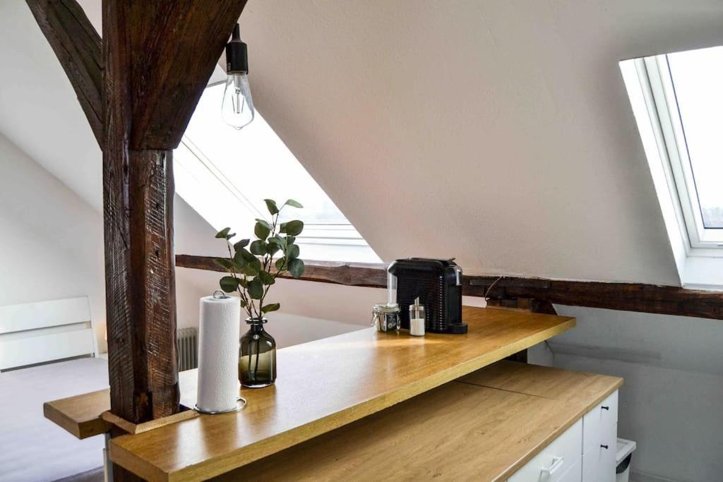 Schoene Dachgeschosswohnung Nahe Koeln Exterior foto